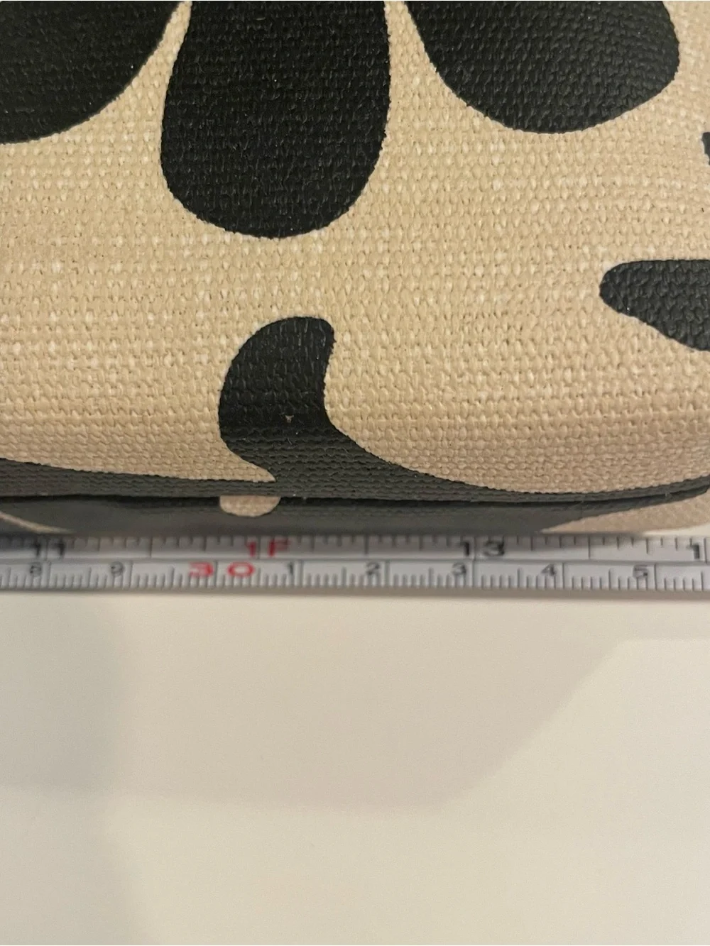 Martha Stewart Padded Laptop Case Cream Black Floral Outer Zip Pocket